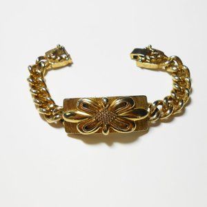 Oscar de la Renta Chunky Gold Tone Bracelet